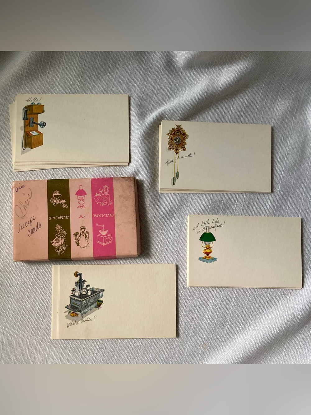 Vintage MCM Post-A-Note (Incomplete) 37 Card Total Set!